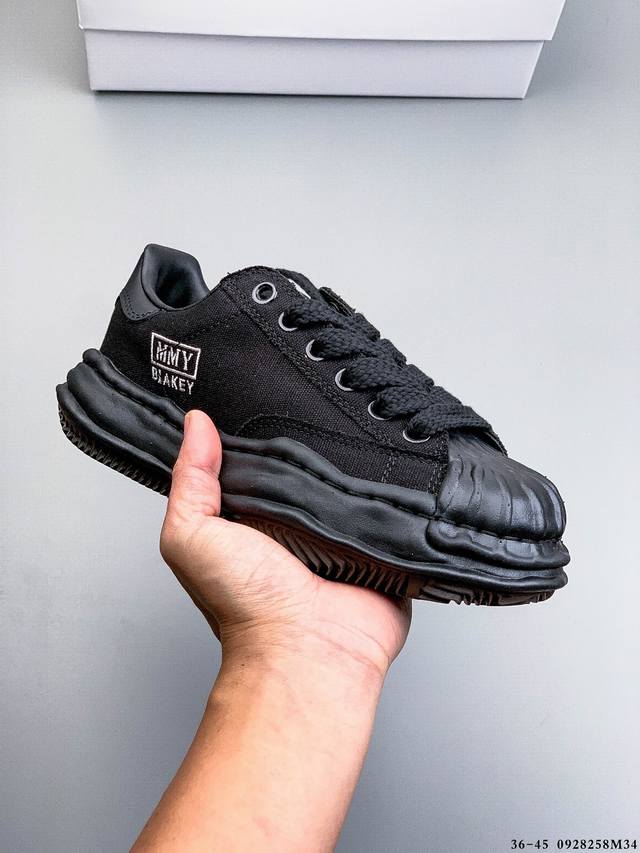 原装级别 三原康裕Mmy Maison Mihara Yasuhiro Original Sole Canvas Low 余文乐挚爱单品 复古溶解风日本概念时装