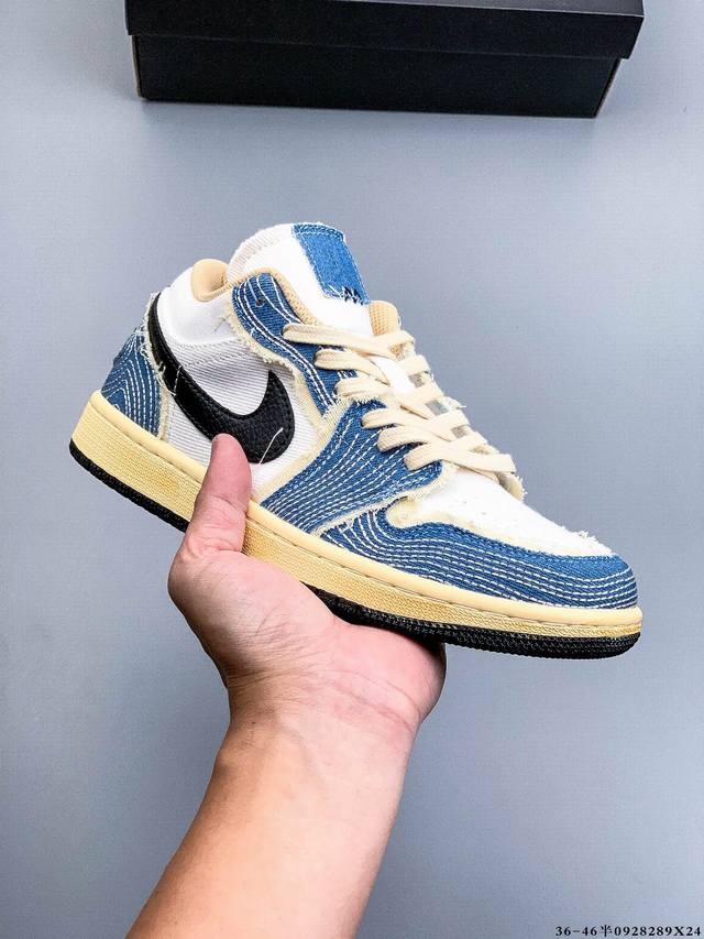 公司级！耐克Nike Air Jordan Low 1 乔1低帮经典休闲鞋 0928289X24