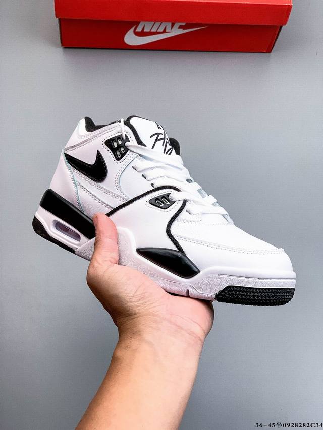 公司级！耐克Nike Air Flight 89男子运动鞋 Aj4兄弟款系列 篮球鞋 钢印注胶孔 货号：30625 25 重塑80年代后期非凡篮球战靴的经典风范
