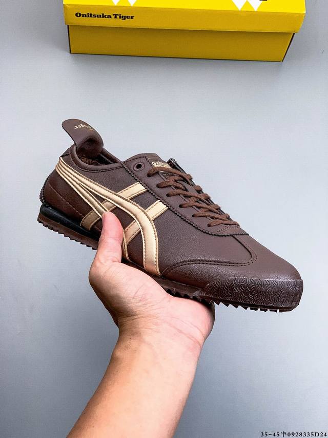 Onitsuka Tiger鬼塚虎Mexico 66 Sd复古休闲鞋运动鞋 Mexico 66 Sd保留经典之作Mexico 66的特色设计元素，如Onitsu