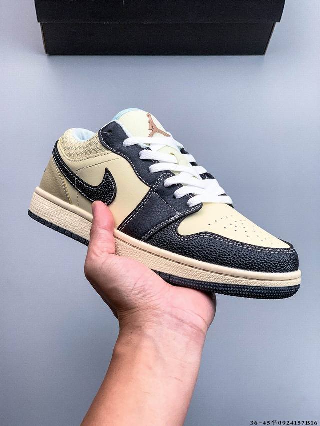 耐克Nike Air Jordan Low 1 乔1低帮经典休闲板鞋 0924157B16