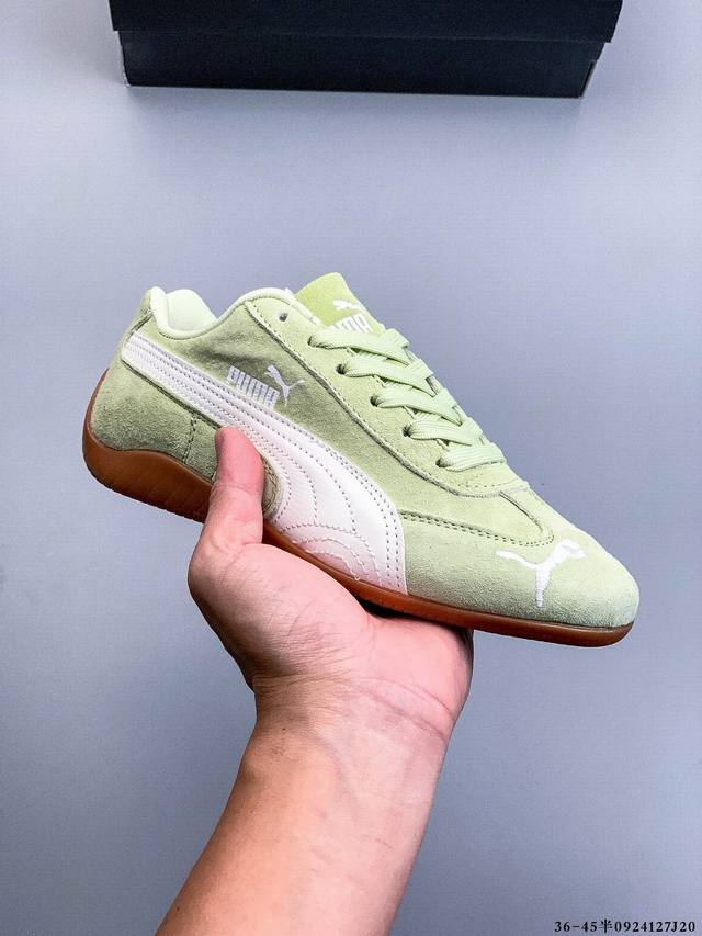 puma Speedcat The Open Yy彪马 防滑耐磨时尚运动休闲鞋 支持侧踏时的踏步工作 即使在健身房等使用环境中也能确保透气性 像吸盘一样的设计是