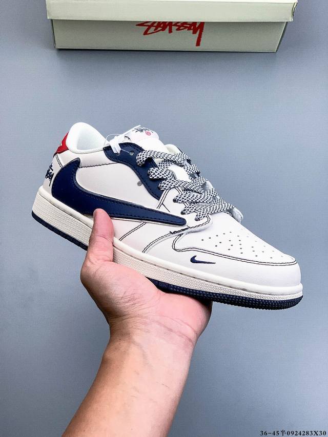 耐克Nike Air Jordan 1 Low Aj1乔1 低帮潮流缓运动休闲板鞋。Aj1 低帮拼接 完美版型真头层牛皮# 内置缓震气垫 原鞋开模 拒绝公底 购