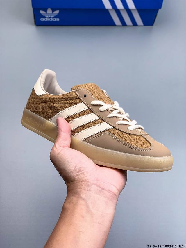 真标半码！阿迪达斯Adidas Gazelle 低帮复古百搭休闲运动板鞋 0924174H24