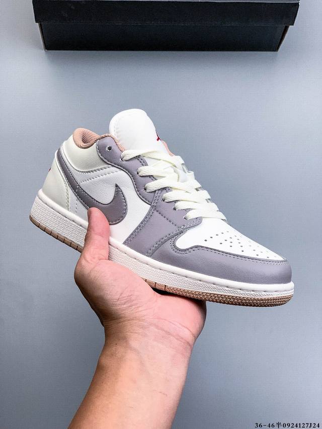 公司级！耐克Nike Air Jordan Low 1 乔1低帮经典休闲鞋 0924127J24