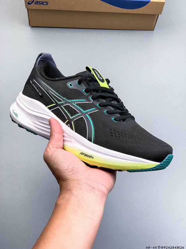 公司级！Asics Gel-Kayano 32 亚瑟士 platinum低帮专业有氧超轻便运动跑步鞋 全新原装数据开发 符合人体工程学 一体式双层编制鞋面 高弹