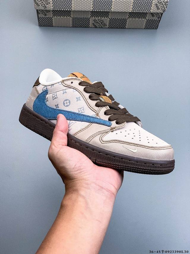 耐克Nike Air Jordan 1 Low Aj1乔1 低帮潮流缓运动休闲板鞋。Aj1 低帮拼接 完美版型真头层牛皮# 内置缓震气垫 原鞋开模 拒绝公底 购