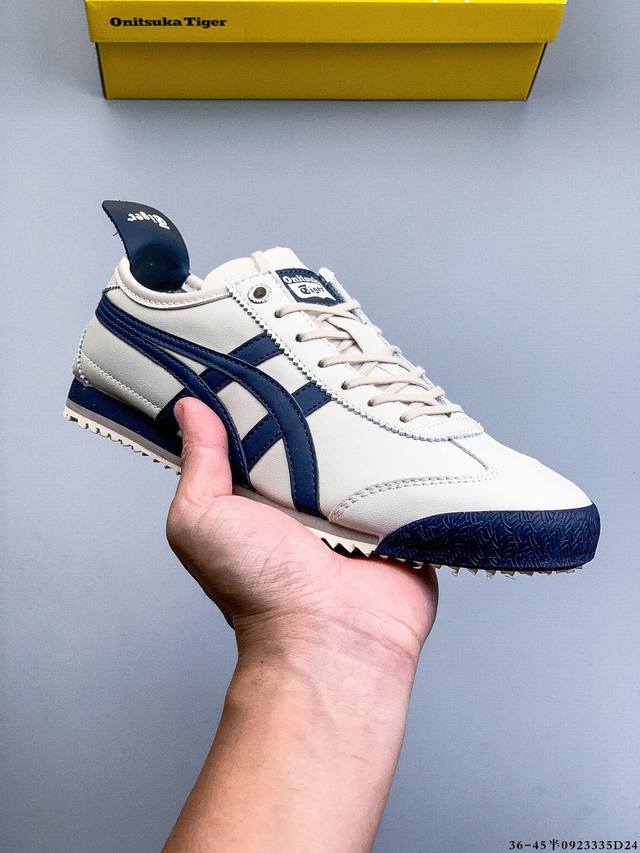 Onitsuka Tiger鬼塚虎Mexico 66 Sd复古休闲鞋运动鞋 Mexico 66 Sd保留经典之作Mexico 66的特色设计元素，如Onitsu