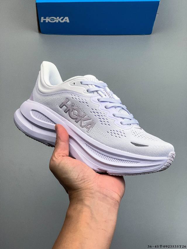 Hoka One One Bondi 9 余文乐同款 新款缓震跑鞋 万众期待的Bondi系列终于迎来了更新，作为Hoka缓震跑鞋的杠把子，Bondi缓震性能非常
