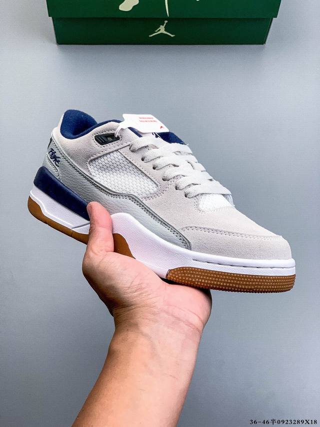 Jordan Flight Court Sp “Tela” 2025新款百搭滑板鞋 Jordan Brand 首度携手 Who Decides War 联合创始