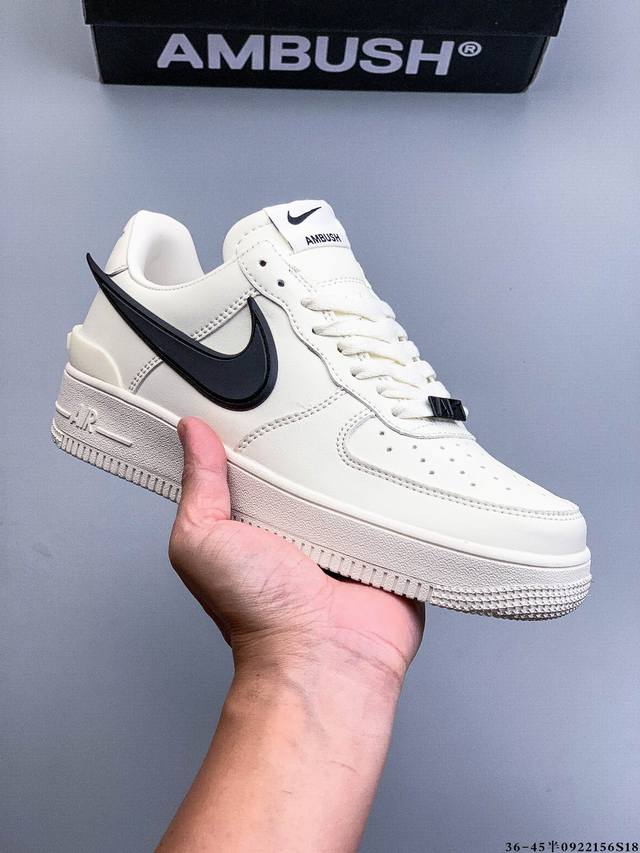 Ambush X Nike Air Force 1 Low联名空军一号低帮 大厂批次 原鞋开发 原楦原纸板 采用原厂皮料 还原细节 正确拉帮工艺 0922156