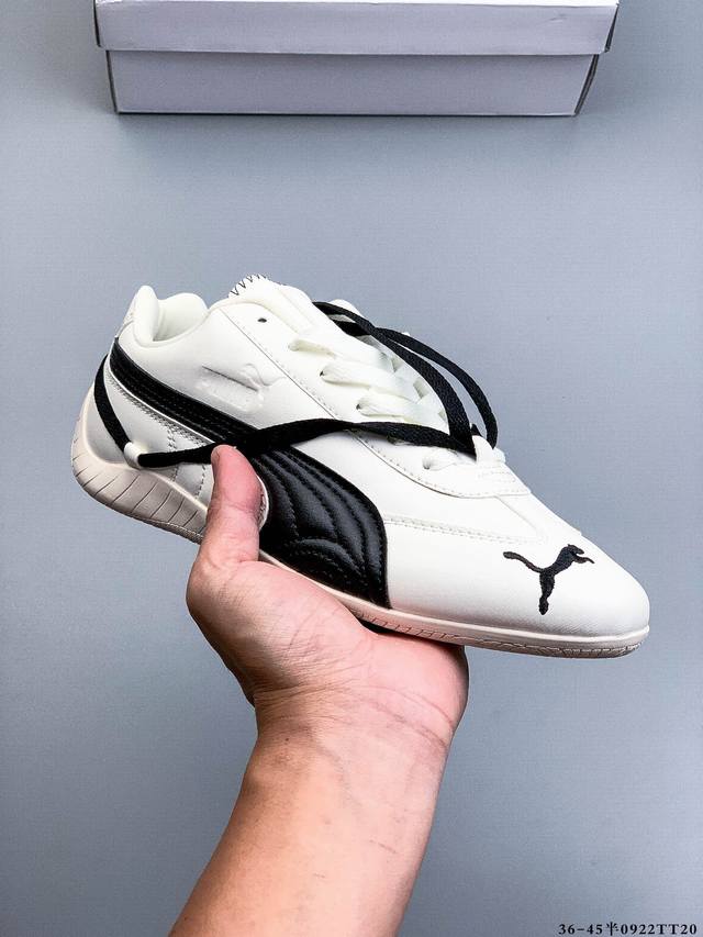 公司级！puma Speedcat The Open Yy彪马 防滑耐磨时尚运动休闲鞋 支持侧踏时的踏步工作 即使在健身房等使用环境中也能确保透气性 像吸盘一样