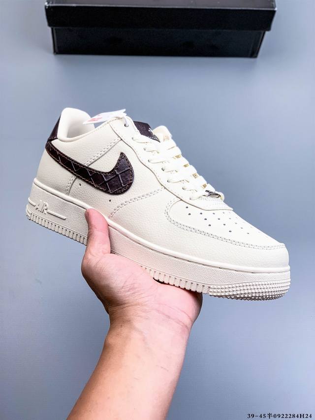 二层真标！耐克Nike Air Force 1 Low 空军一号低帮经典百搭休闲板鞋 0922284H24