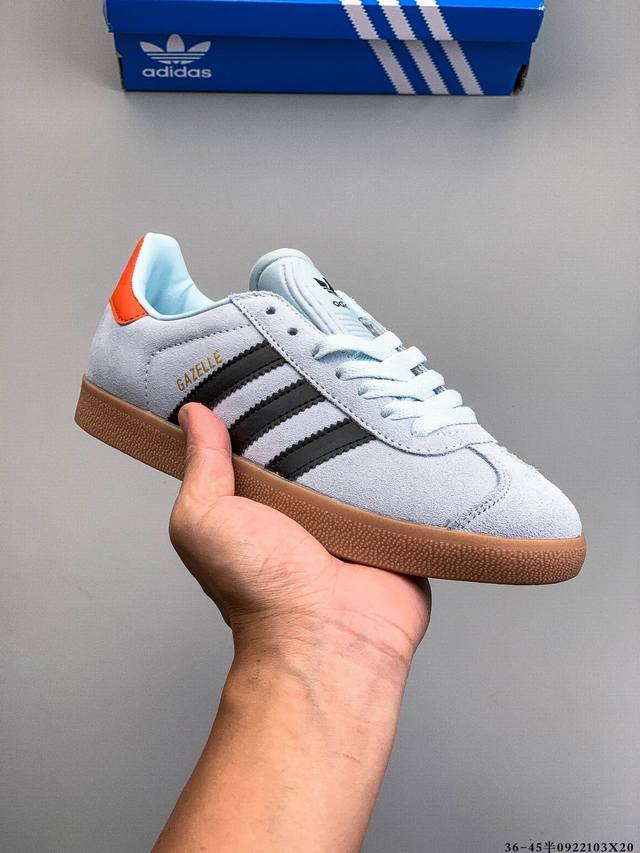 真标半码！阿迪达斯Adidas Gazelle 低帮复古百搭休闲运动板鞋 0922103X20