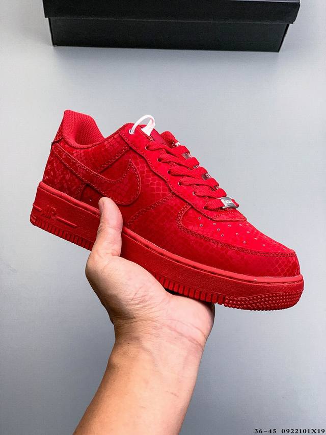 二层真标！耐克Nike Air Force 1 Low 空军一号低帮经典百搭休闲板鞋 0922101X19
