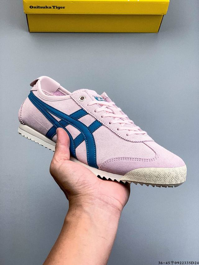 Onitsuka Tiger鬼塚虎Mexico 66 Sd复古休闲鞋运动鞋 Mexico 66 Sd保留经典之作Mexico 66的特色设计元素，如Onitsu