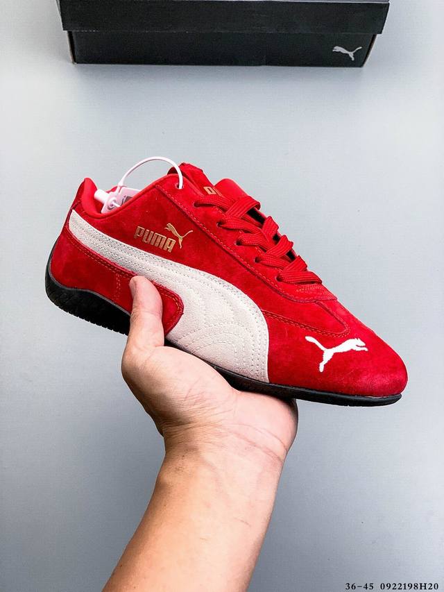 puma Speedcat The Open Yy彪马 防滑耐磨时尚运动休闲鞋 支持侧踏时的踏步工作 即使在健身房等使用环境中也能确保透气性 像吸盘一样的设计是