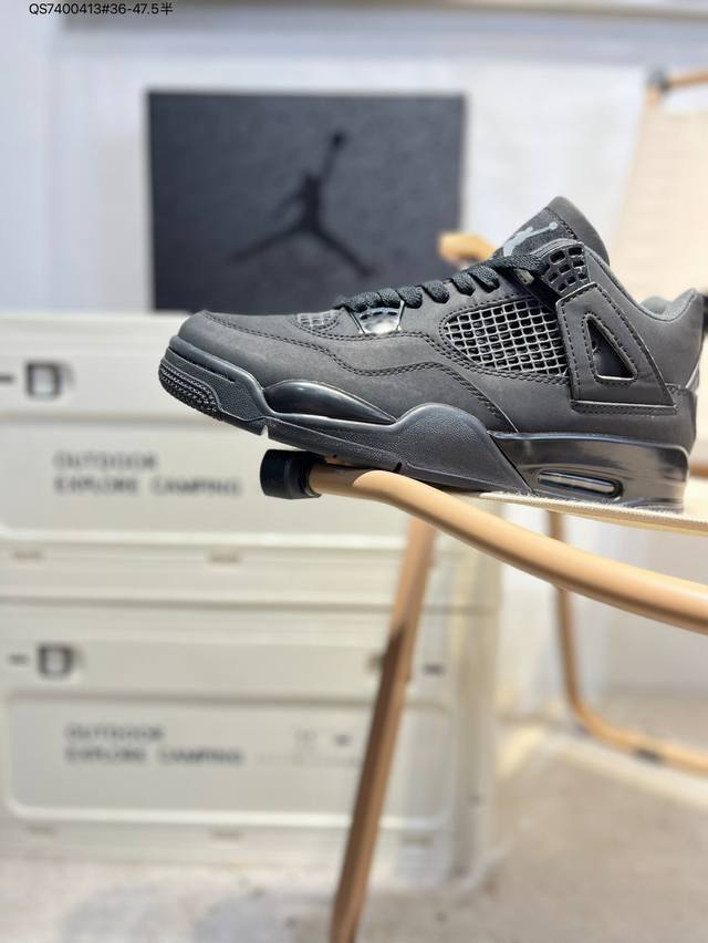 Air Jordan 4 Retro Black Military Blue 迈克尔 乔丹Aj4代中帮复古休闲运动文化篮球鞋Fv5029 Qs7400413#3