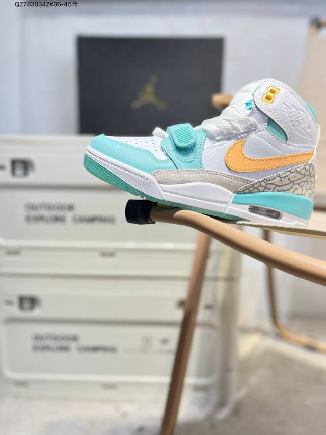 Air Jordan Legacy 312 乔丹篮球鞋系列 号称 “最强三合一” 的 Jordan Legacy 312，自然有着杂交结合的设计，它的名字就展现