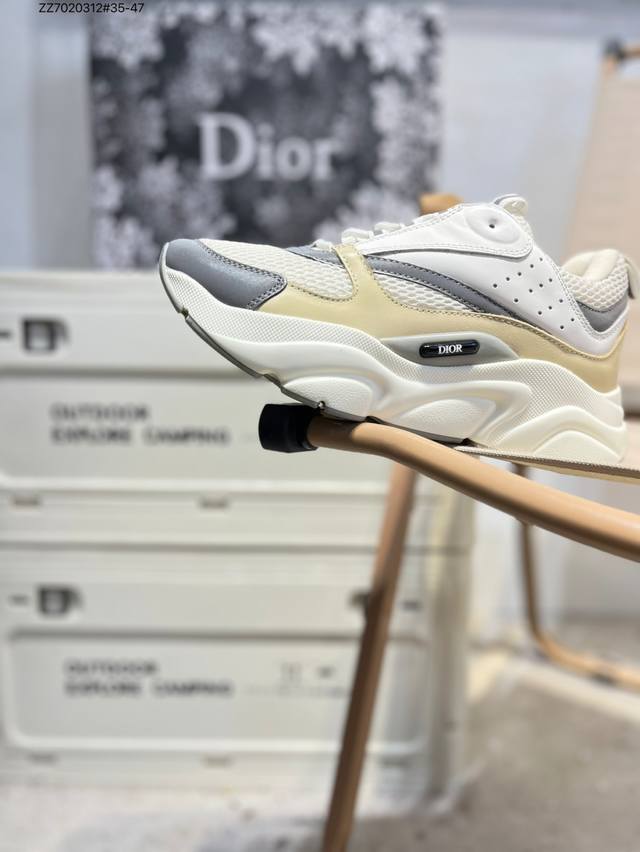 迪奥Dior Homme 高奢品牌经典复古老爹鞋 夸张流线极符 外形延续当下潮流得未来感老爹鞋Zz7020312#35-47