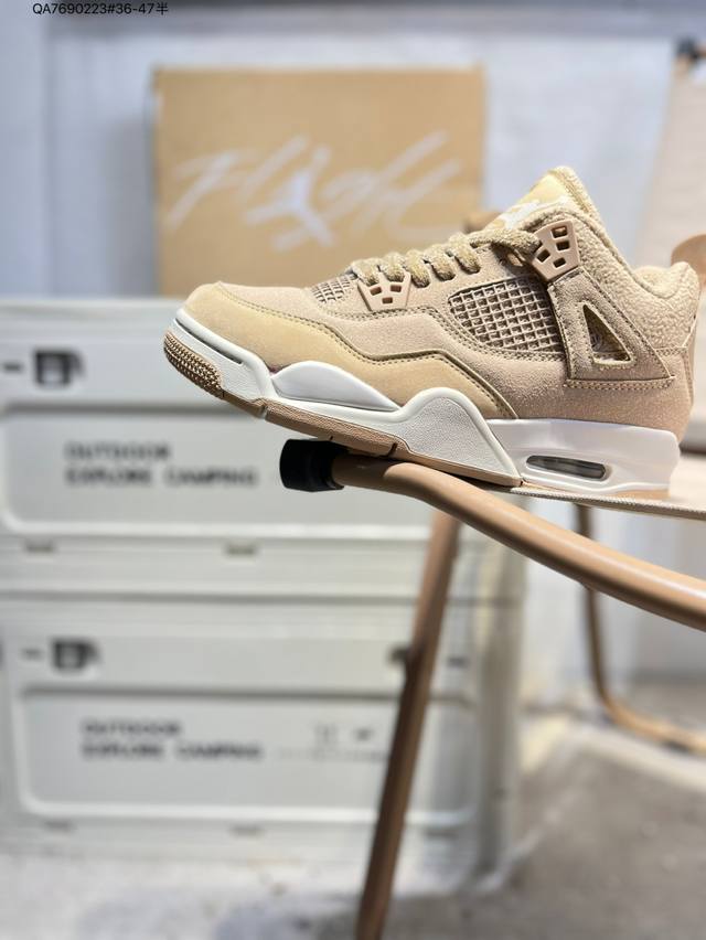 Air Jordan 4 Retro Black Military Blue 迈克尔 乔丹Aj4代中帮复古休闲运动文化篮球鞋Hv0823 Qa7690223#3