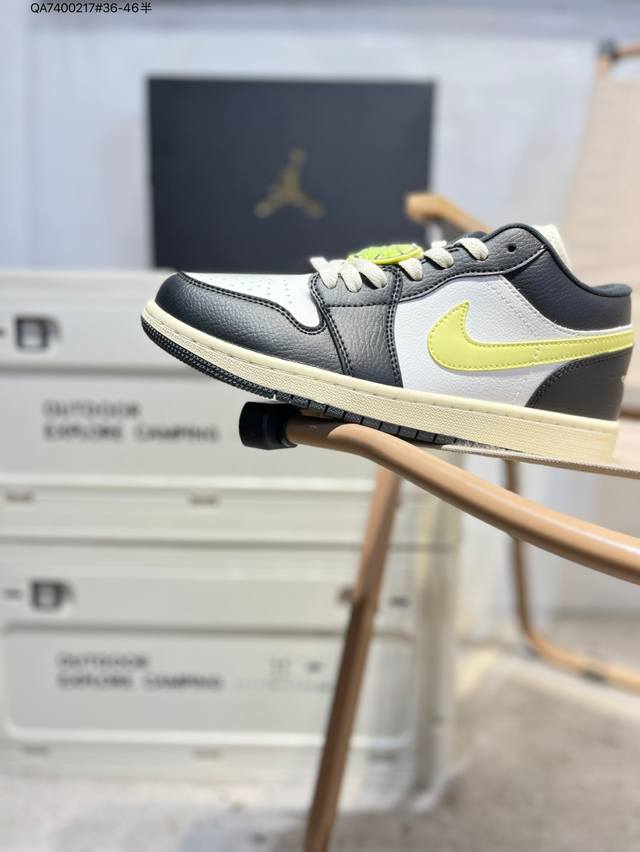 公司级头层皮乔丹Air Jordan 1 Low Aj1低帮系列篮球鞋 官方同步配色 原装级产物 #拒绝公底 立体鞋型 细节完美 高清洁度Hq3009 Qa74