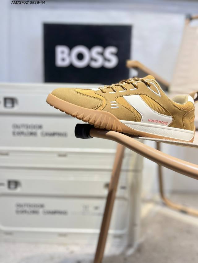 Boss 雨果博斯 钢印版本新款德国高端品牌专柜同步新款、以奢华高端设计出货 鞋面采用原版进口哪怕纳帕小牛皮配滴胶而成 原版 舒适版型Cn8608 Am7370
