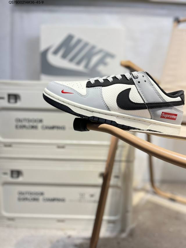 Supreme X Nike Sb Dunk Low 大厂出品 极力推荐 新配色 原装头层材料 独家版型蒸餾加工 帶來的是更好的视觉和脚感体验 大厂纯原品质出货