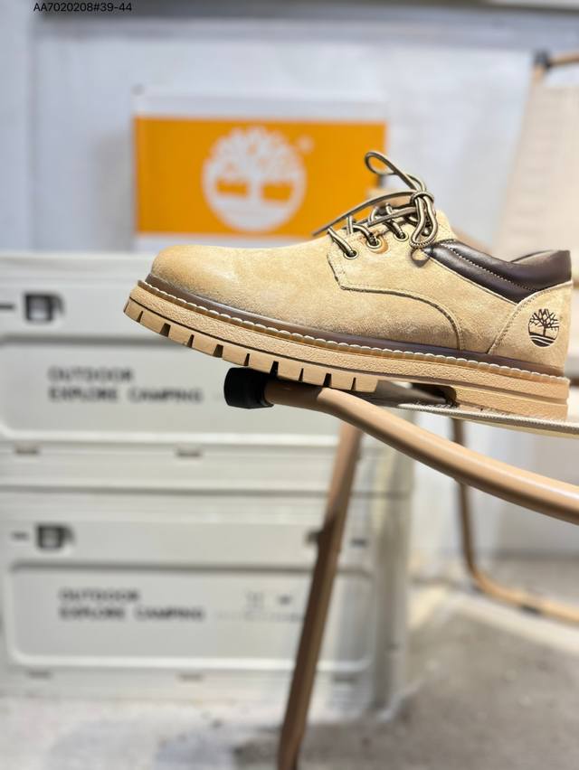Timberland添柏岚 天伯伦 户外低帮休闲大黄靴系列 #广东大厂品质 冬季防寒户外专用 日常随意搭配 原盒原包装 #24Ss新款 时尚潮流搭配 面料采用意