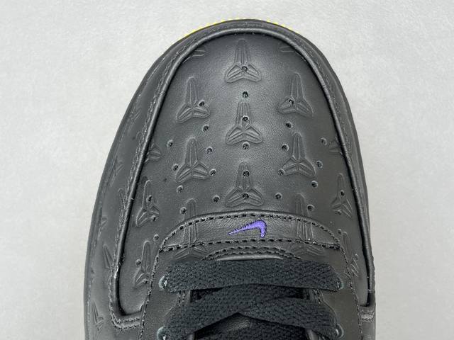 价格p下调 渠道优势， ！ 纯原版 空军 Nike Air Force 1 Low “Kobe Bryant” 防滑耐磨透气 低帮 板鞋 男款 黑黄 尺码40-