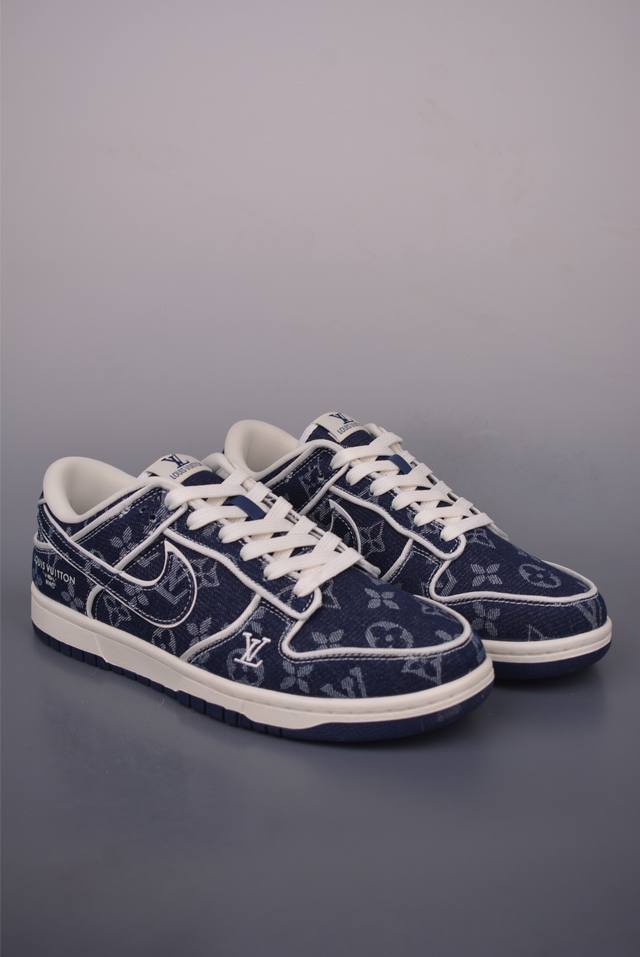 Nike Sb Dunk Low Lv联名 纯原大厂出品 极力推荐 原装头层材料 独家版型蒸餾加工 帶來的是更好的视觉和脚感体验 大厂纯原品质出货 清洁度 电绣