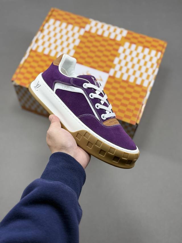 Louis Vuitton Skate Sneaker 2025 秋冬男士系列 Classic 牛皮革 圆头系带 低帮 生活休闲鞋 原版开发 市面唯一正确版本