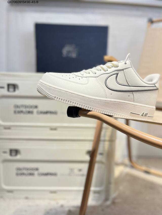 Nk Air Force 1'07 Low 空军一号低帮休闲板鞋 #定制皮料 原楦原纸板 纯正空军版型 高清洁度 内置全掌气垫Ib7677 Qx7060915#