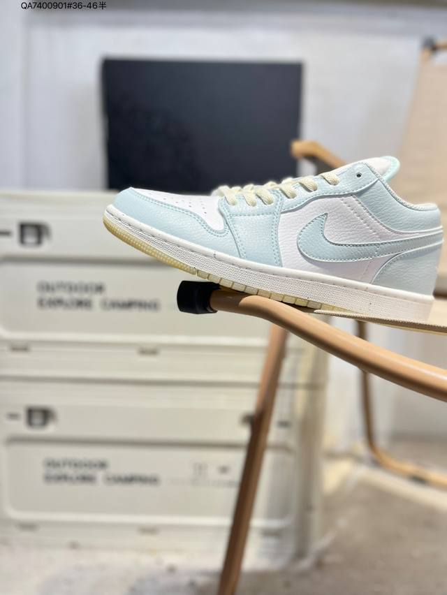 公司级头层皮乔丹Air Jordan 1 Low Aj1低帮系列篮球鞋 官方同步配色 原装级产物 #拒绝公底 立体鞋型 细节完美 高清洁度Hj5999 Qa74