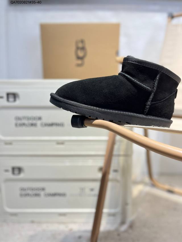 Ugg 雪地靴 防水麂绒皮革鞋面 美国轻奢品牌Ugg W Neuel尼瓦尔系列秋冬新款防污系列休闲保暖毛毛舒适便鞋女雪地靴1116109 Qa7020821#3