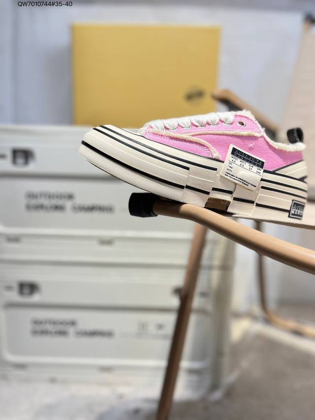 吴建豪个人新锐品牌Xvessel G.O.p Mule Slip On 重工解构厚底软木百搭乞丐风增高板鞋古法手工艺与皮鞋工艺完美结合制造 世界上第一双软木酥化