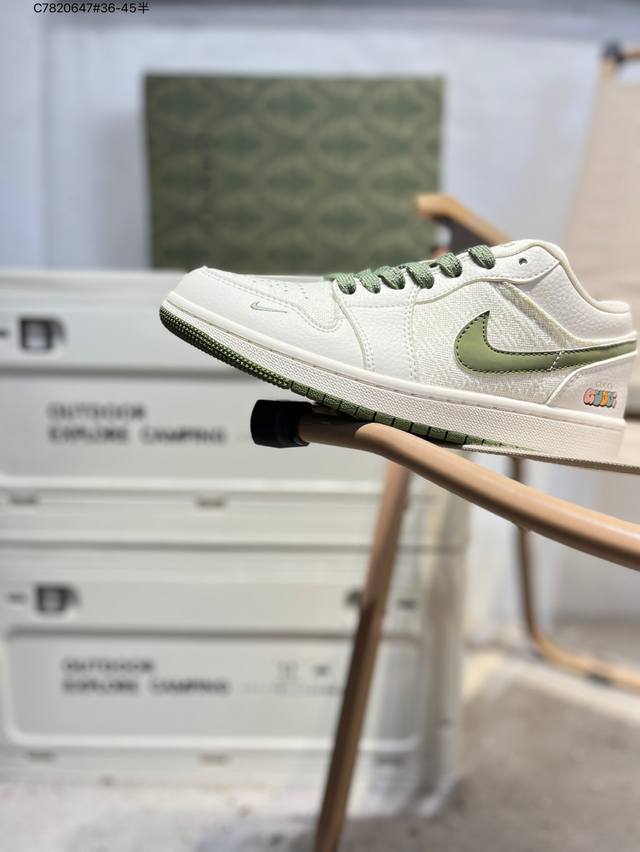 开学季福利特价 公司级头层皮乔丹Air Jordan 1 Low Aj1低帮系列篮球鞋 官方同步配色 原装级产物 #拒绝公底 立体鞋型 细节完美 高清洁度Dm5