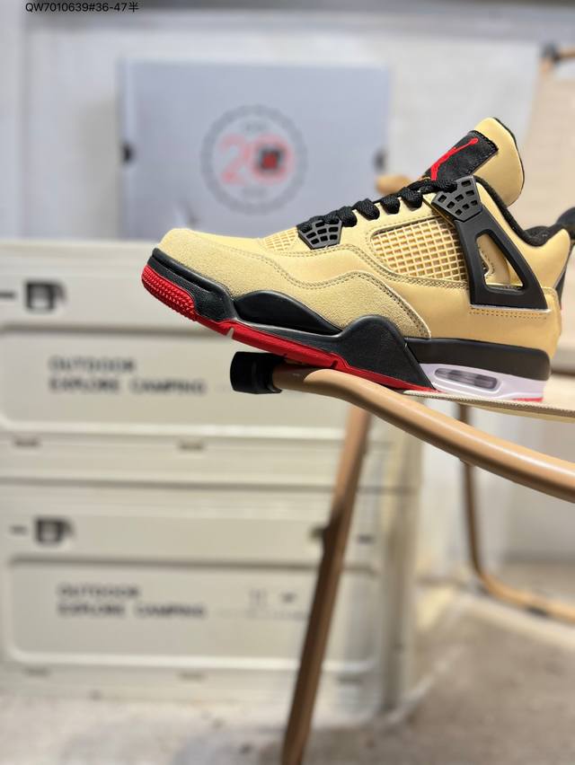 Air Jordan 4 Retro Black Military Blue 迈克尔 乔丹Aj4代中帮复古休闲运动文化篮球鞋Ih2094 Qw7010639#3