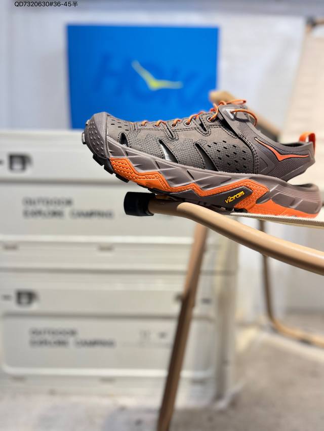 Hoka M M Tor Trafa Men's 纯原鞋开模 最正确顶级版 户外登山 溯溪Hoka凉鞋 Me+阿B组合正确大底货号：1016311 Qd7320