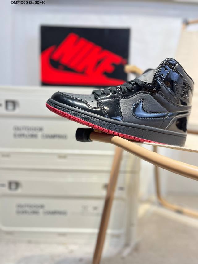 Air Jordan 1 Mid Aj1中帮系列篮球鞋 官方同步配色553724 Qm7 542#36-46