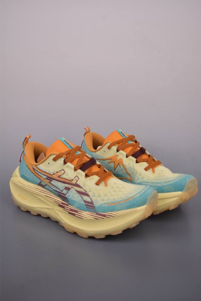 Asics Gel-Trabuco Max 4 复古亚瑟士 透气休闲鞋缓震男子耐磨跑步鞋 鞋面采用无缝线鞋面 贴合脚型 穿着舒适 中底360°环绕式Gl 提供良