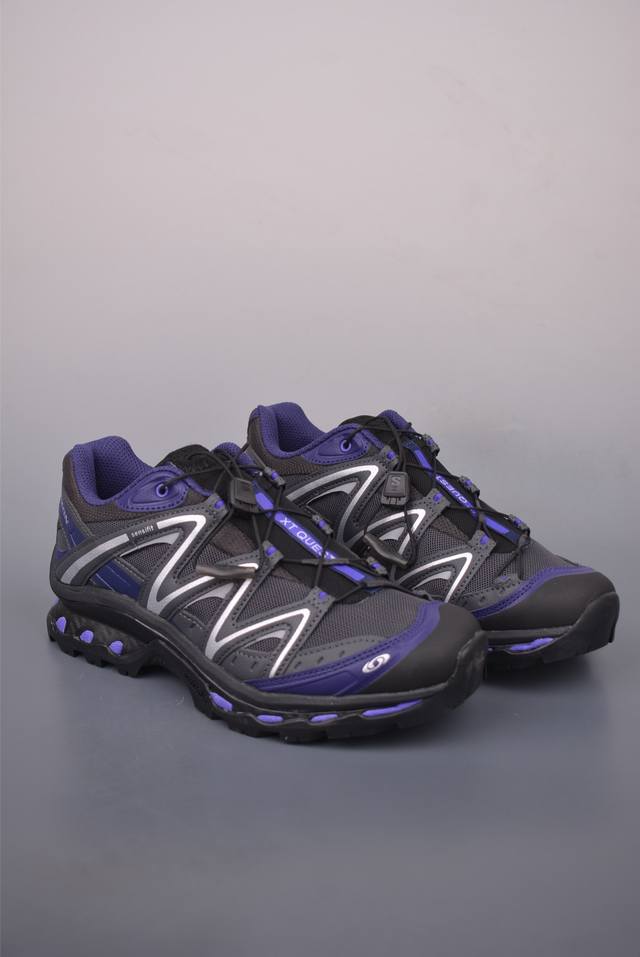 法国户外品牌-萨洛蒙 Salomon Xt-6 Jjjjound 探索者系列 纯原版本 潮流越野机能户外休闲运动跑步鞋 采用透气网布与防护皮革组合鞋面材质 牛角