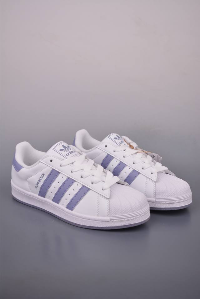 Adidas Originals Superstar 2代 2025全新版本 贝壳头官方同步 渠道正品订单 诠释市场最高工艺水平 贝壳头经典小白板鞋 专柜上架同