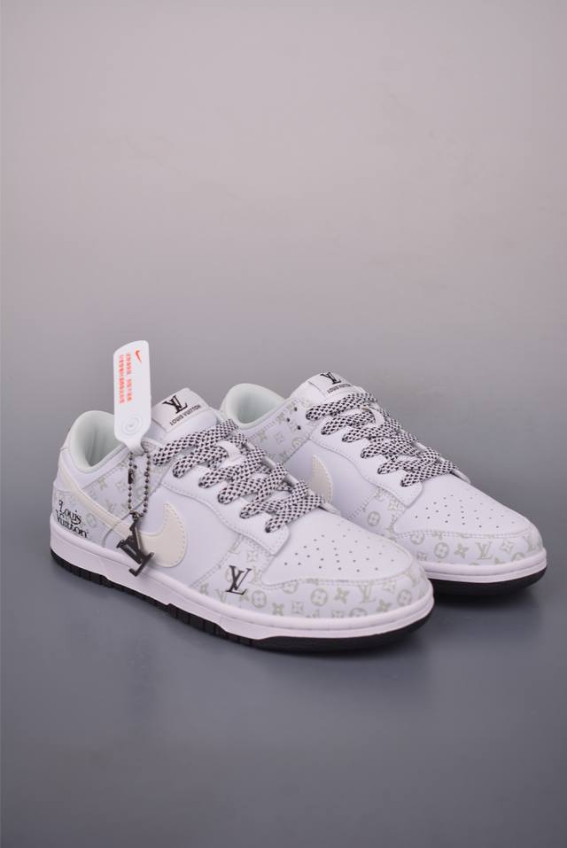 Nike Sb Dunk Low Lv联名 纯原大厂出品 极力推荐 原装头层材料 独家版型蒸餾加工 帶來的是更好的视觉和脚感体验 大厂纯原品质出货 清洁度 电绣