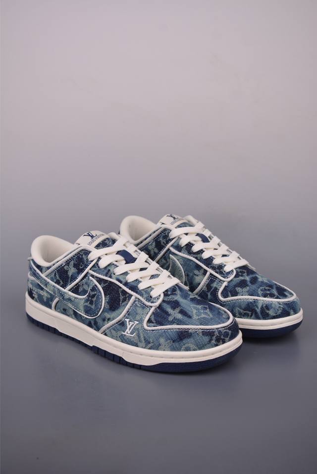 Nike Sb Dunk Low Lv联名 纯原大厂出品 极力推荐 原装头层材料 独家版型蒸餾加工 帶來的是更好的视觉和脚感体验 大厂纯原品质出货 清洁度 电绣