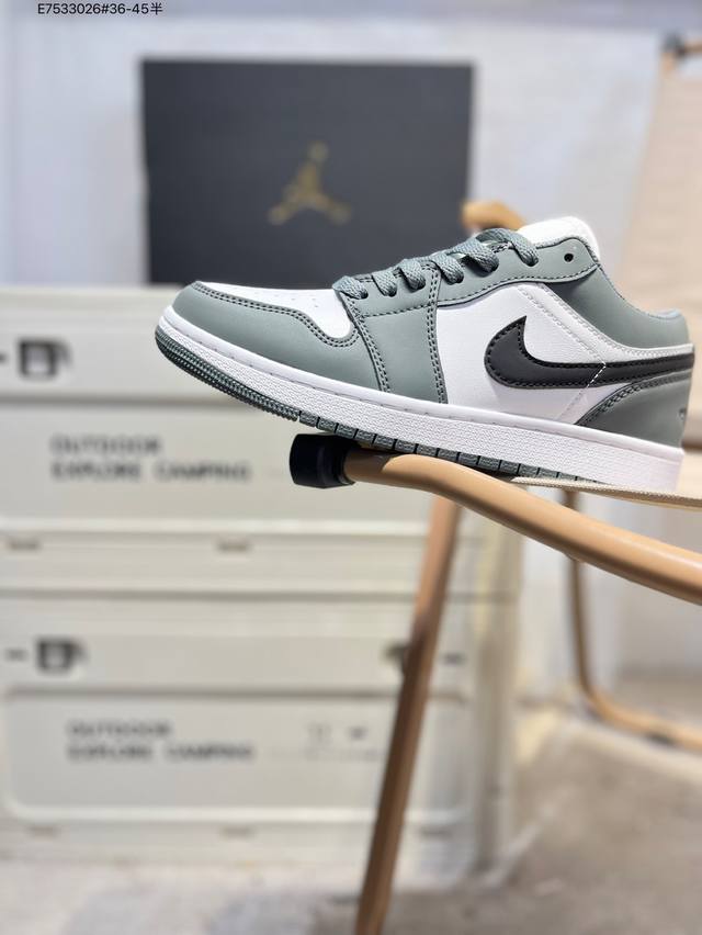 福利特价乔丹Air Jordan 1 Low Aj1低帮系列篮球鞋 官方同步配色 原装级产物 #拒绝公底 立体鞋型 细节完美 高清洁度553558 E75330