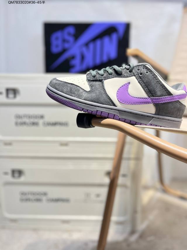 耐克Nike Dunk Low 板鞋Sb系列经典百搭休闲运动板鞋加厚鞋舌的填充，使舒适性大大提升，同时也更方便穿脱中底部分则加入了脚感柔软舒适Zoomair气垫