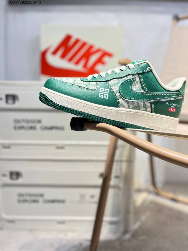 Nk Air Force 1'07 Low 空军一号低帮休闲板鞋 #定制皮料 原楦原纸板 纯正空军版型 高清洁度 内置全掌气垫Dk0188 Aa7772925#