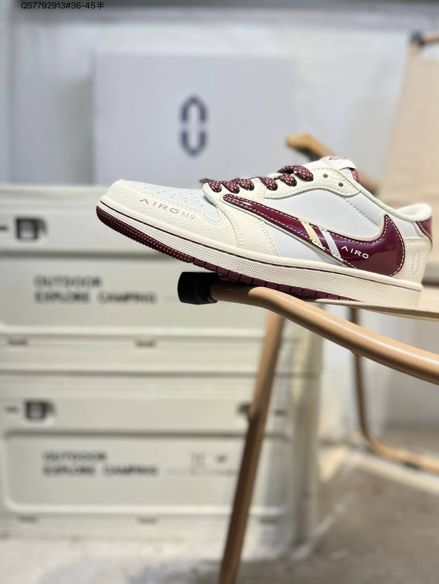 公司级头层皮乔丹Air Jordan 1 Low Aj1低帮系列篮球鞋 官方同步配色 原装级产物 #拒绝公底 立体鞋型 细节完美 高清洁度Fc1688 Qs77