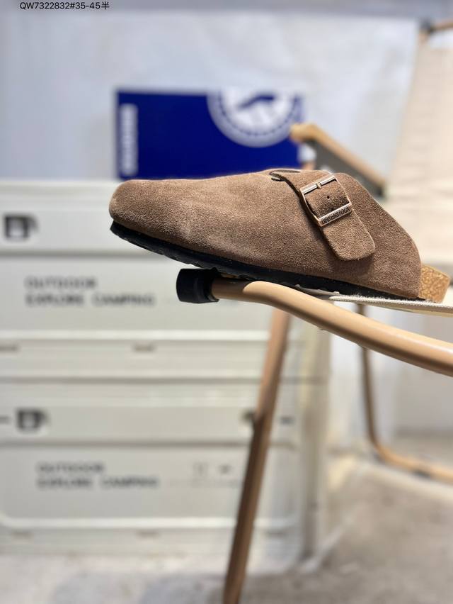 勃肯鞋Birkenstock 拖鞋 真皮软木拖 出口韩国的订单！ 有没有姐妹跟我一样，喜欢鞋拖，懒得弯腰系鞋带 所以Birkenstock博肯鞋真的是我的爱 很